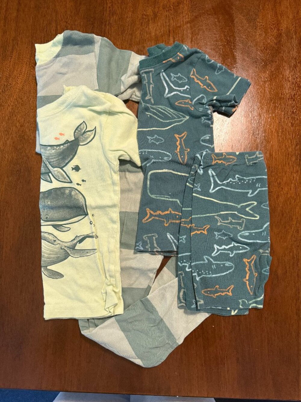 4T Boys Sea Themed Pajama Set